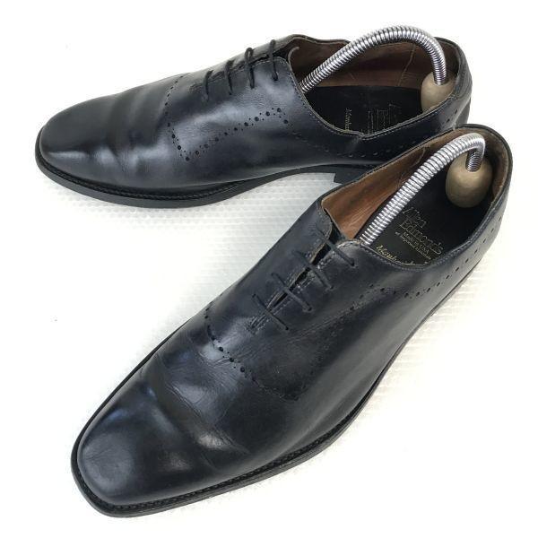 

USED/80s-90s USA Vintage Allen Edmonds Manhattan Wholecut Leather Shoes 10D / 27.5cm / Black