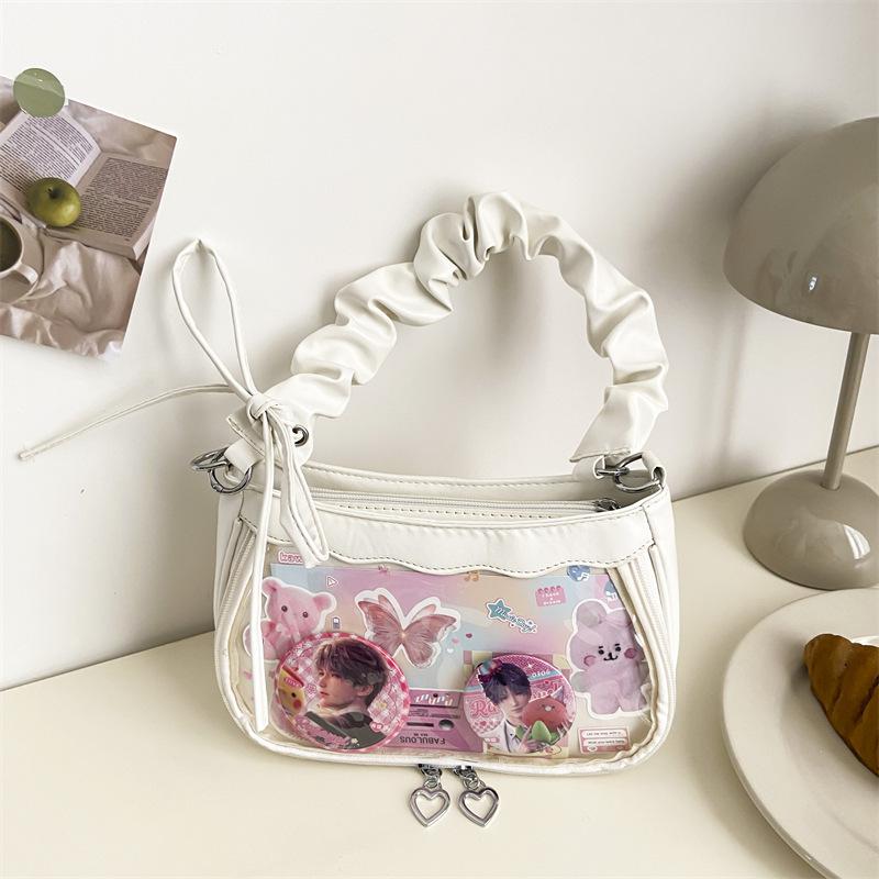 Japanese two-dimensional original pain bag ink tie-dye gradual change sweet underarm bag women's small food folds shoulder bag