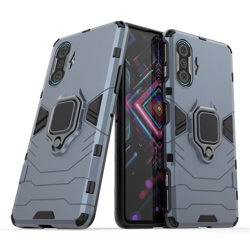 For Xiaomi Redmi K40 Gaming Case Magnetic Ring Stand Holder Shockproof Bumper Armor Phone Cover Redmi K40 K50 Gaming Case
