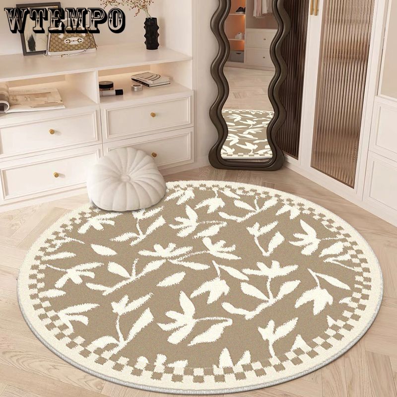 Living Room Round Carpet Thickened Sofa Tea Table Mat Cloak Room Floor Mat Dressing Table Foot Mat