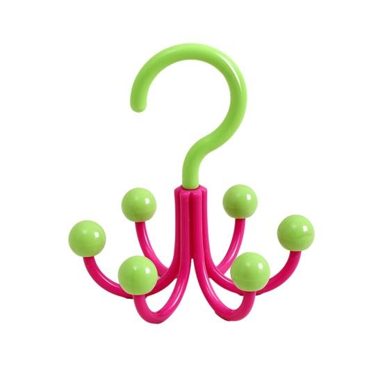 

Hook with Six-claw Design Space Saving Hangers No-Punch Durable Load-bearing Hook for Kitchen Bathroom Bedroom