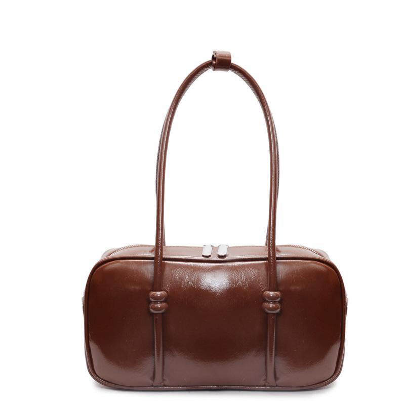 Winter 2025 Women's Retro Fashion Underarm Bag - Versatile High-End Briefcase for Work and Commute