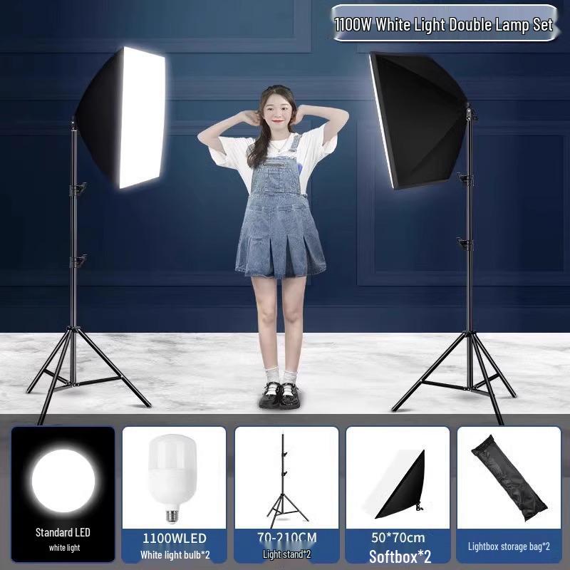 5070 Softbox Lighting Kit for Photography & Video Broadcasting: Indoor Portrait & Clothing Shooting
