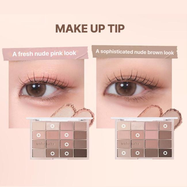WAKEMAKE Soft Blurring Eye Palette #30 Classy Nude Blurring