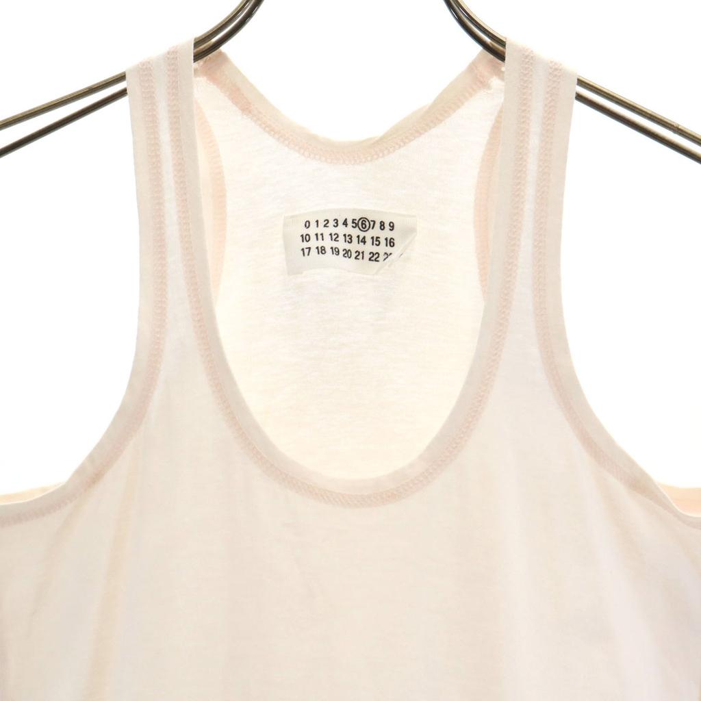 MARTIN MARGIELA Made In Italy 6 No Sleeve One Piece 38 Pale Pink Women Used