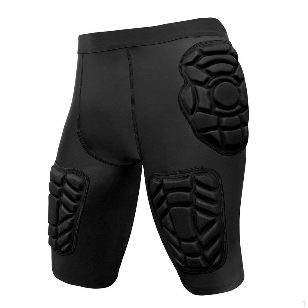 3D Hip And Buttock Crash Pad Protection, Protector, Gear, Compression Slider Shorts for Skating,