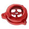 Clear Engine Oil Filter Cover Aluminium Alloy CNC Machining Oil Filter Protector Guard Cap for Raptor 700 700R Red