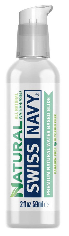 Natural Water Lubricant Swiss Navy 59ml - Swiss Navy - Water-Based Lubricants