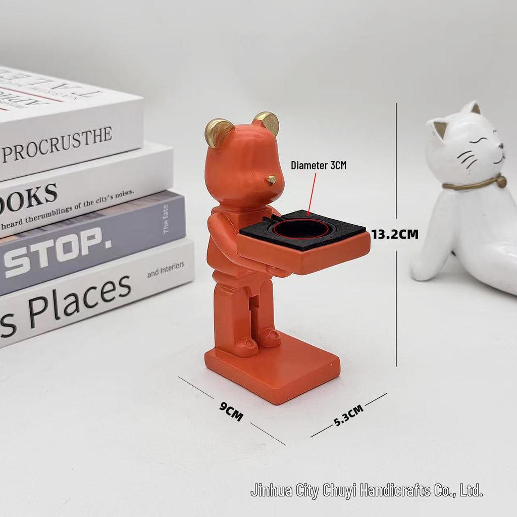 Astronaut Resin Display Stand - iWatch Holder and Tray Ornament