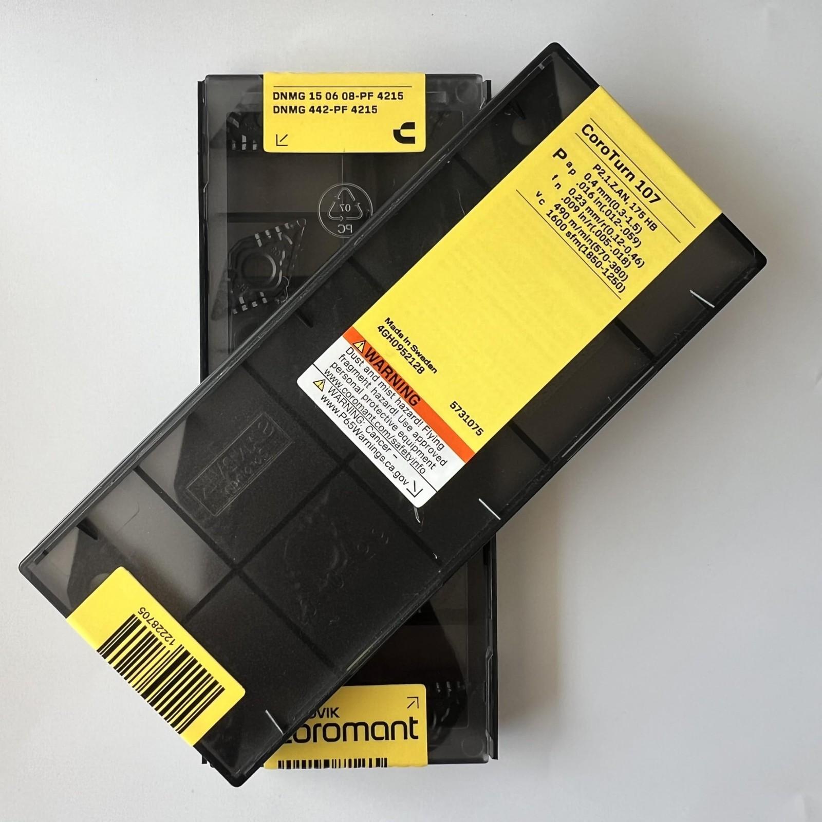 

Sandvik / DNMG150608-PF 4215 / Оригинальная шведская пластина из твердого сплава 10 шт.