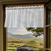 Lace Mesh Short Curtains White Decorative Curtains