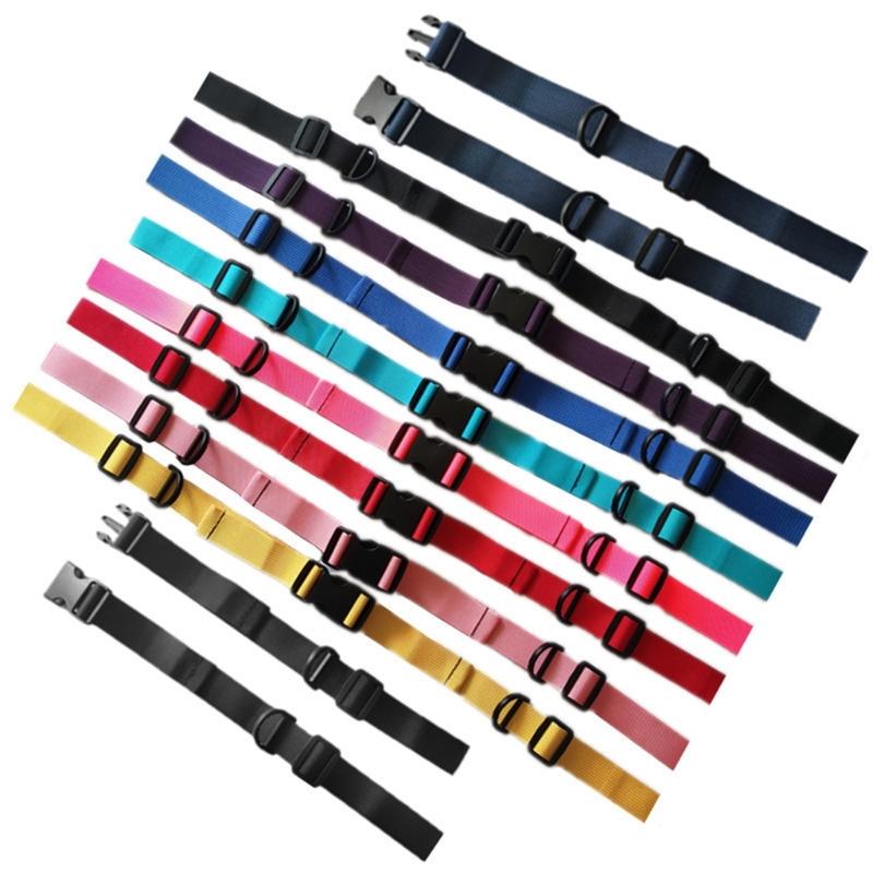 Adjustable Luggage Strap Set Durable Travel Accessory for Suitcases Backpacks Travel Buckle Belt Suitcase Belt Straps