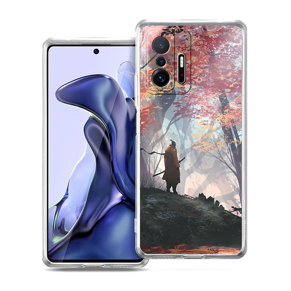 Japanese Bushido Samurai Phone Case For Xiaomi 14 13 12 Lite Mi 11 11X 13T 12T 11T For Poco X5 X4 X3 NFC F5 F4 M4 Pro 5G Cover