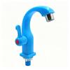 1 PC Creative Simple Plastic Steel Faucet Multi-Color Kitchen Bathroom Outdoor Garden Water-Saving Single Handle Tap