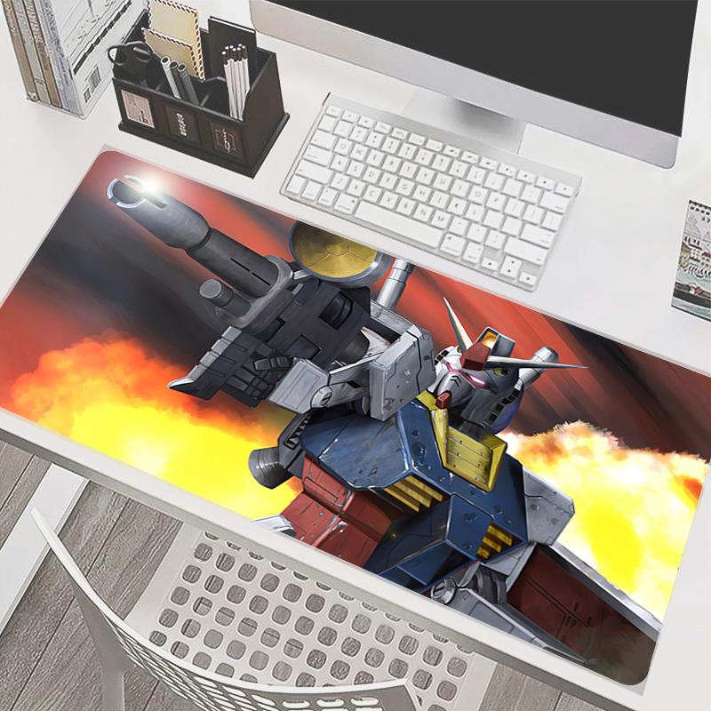 

Mouse Pad Mechanical Warrior RX-78-2 G-gundam Anime Gaming Mousepad Gamer Completo Computer Keyboard Desk Mat Varmilo Table Pad 30x60x0.2cm