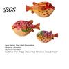 Fish Wall Sign 3Pcs/Set Vintage Puffer Decoration, Coastal Wooden Hanging Ornament, Decor Nautical Ocean Theme Art for Bathroom, Living Room Artwork