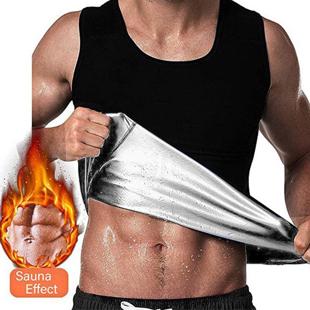 Men's Cross-Border Fitness Sweat-Inducing Vest for Outdoor Training and Abdomen Shaping