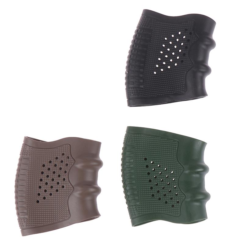 Tactical Rubber Grip Glove Cover Anti Slip Sleeve  Handle Hunting Accessories