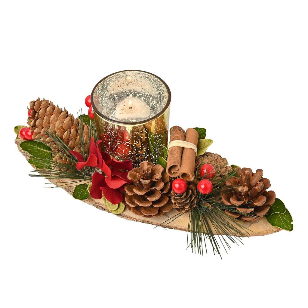 Cinnamon Candle Holder -Long Board