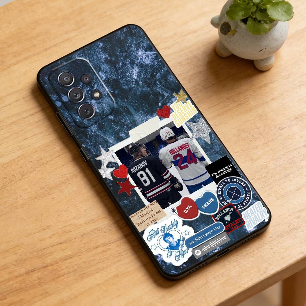 H-Heated Rivalry Phone Case For Samsung Galaxy A73,A72,A71,A70,A52,A51 Others Soft Black Cover