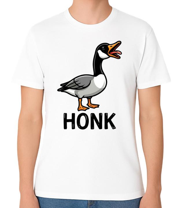 Honk Goose Meme Tee Funny Animal Graphic Unisex T-Shirt S разноцветный