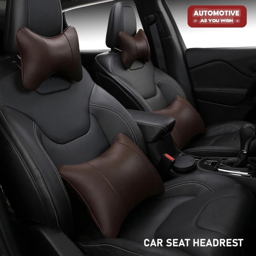 New Car Seat Headrest Restraint Auto Safety Head Neck Rest Pillow Cushion Pad Breathable Mesh Car Seat Neck Protector Pillow