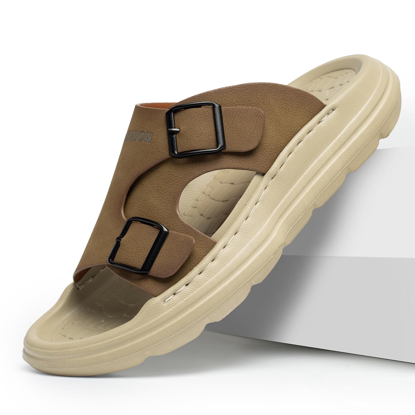 Men s 2025 Stylish Non-slip Outdoor Beach Sandals 44