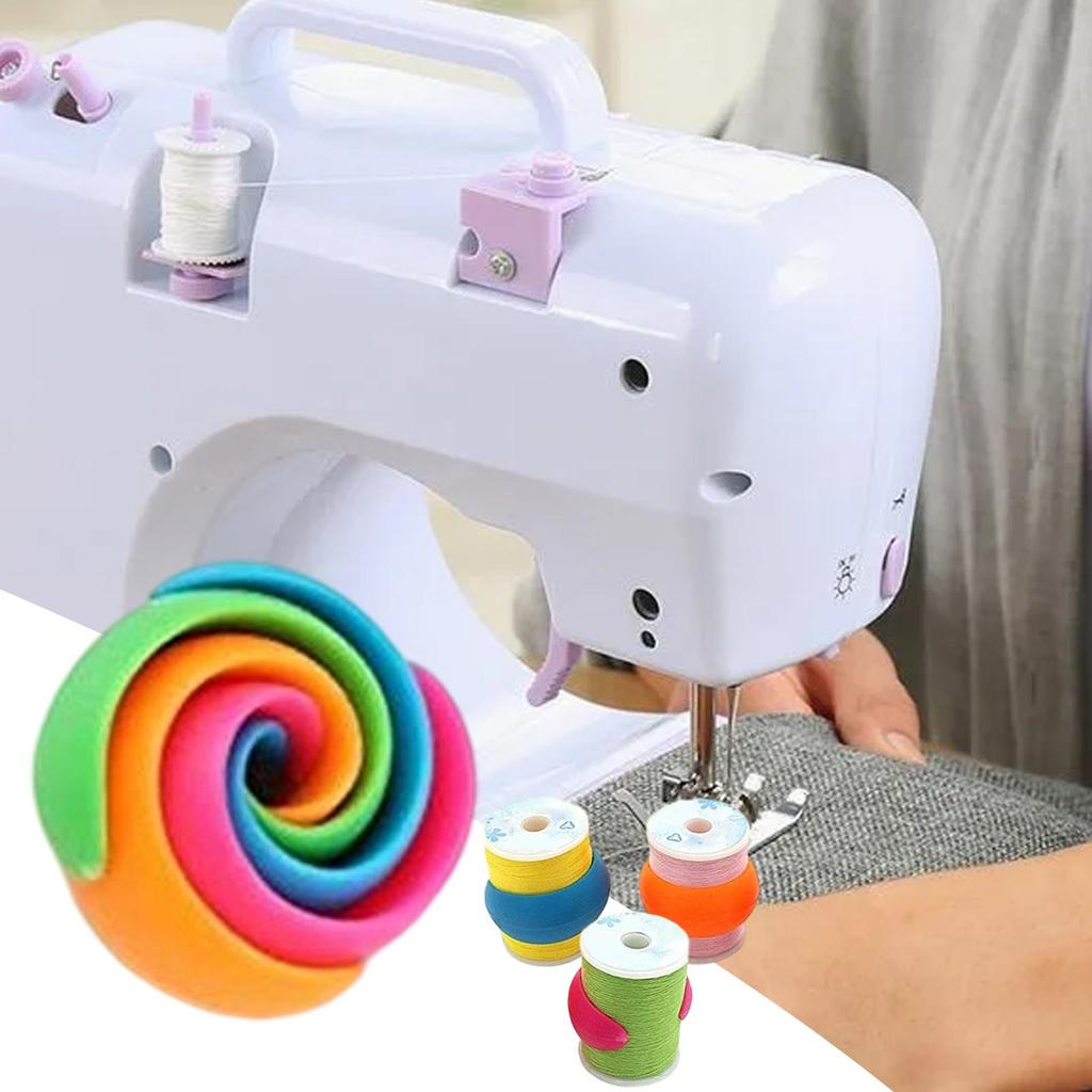 20pcs Color Sewing Bobbin Spool Huggers/Holders/Clamp For Keep The Bobbin Tail Thread From Loosening Sewing Embroidery Accessory