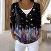 Women's Fashion Long Sleeve Christmas Snowman Snowflake Print Jacket Cardigan