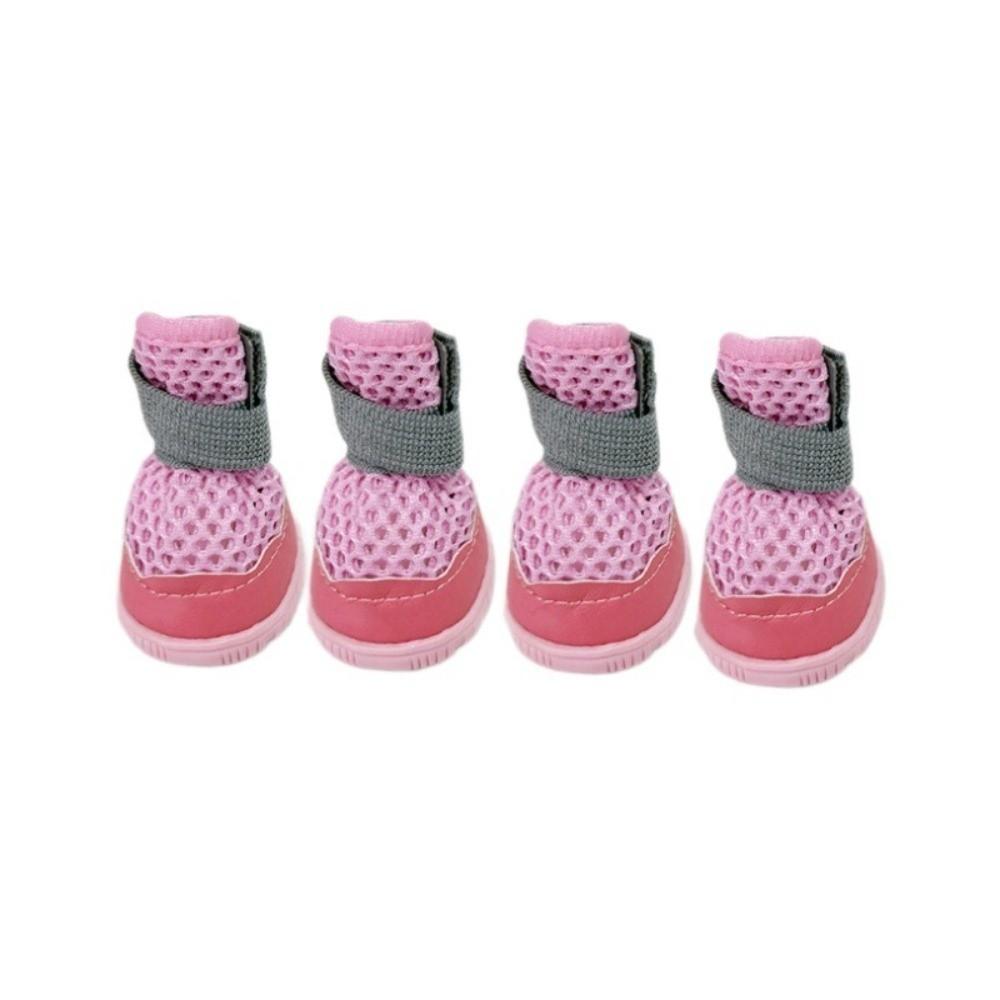Anti-Slip Small Dog Shoes Breathable Mesh Puppy Boots Fashion Pet Shoes Outdoor Walk