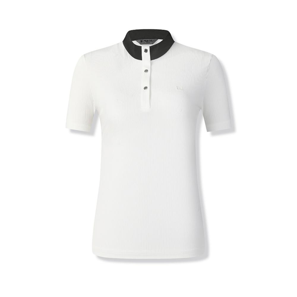 

Fila Трендовая повседневная спортивная универсальная футболка с коротким рукавом серии Golf Женские топы Нефритово-белый A11W525119F-WT M