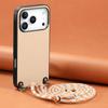 Crossbody Wallet Case mit Fasermuster für iPhone 17 Pro Max 16 Plus 15 14 13 12 16E Lange Lanyard Tasche Schultergurt Rückabdeckung