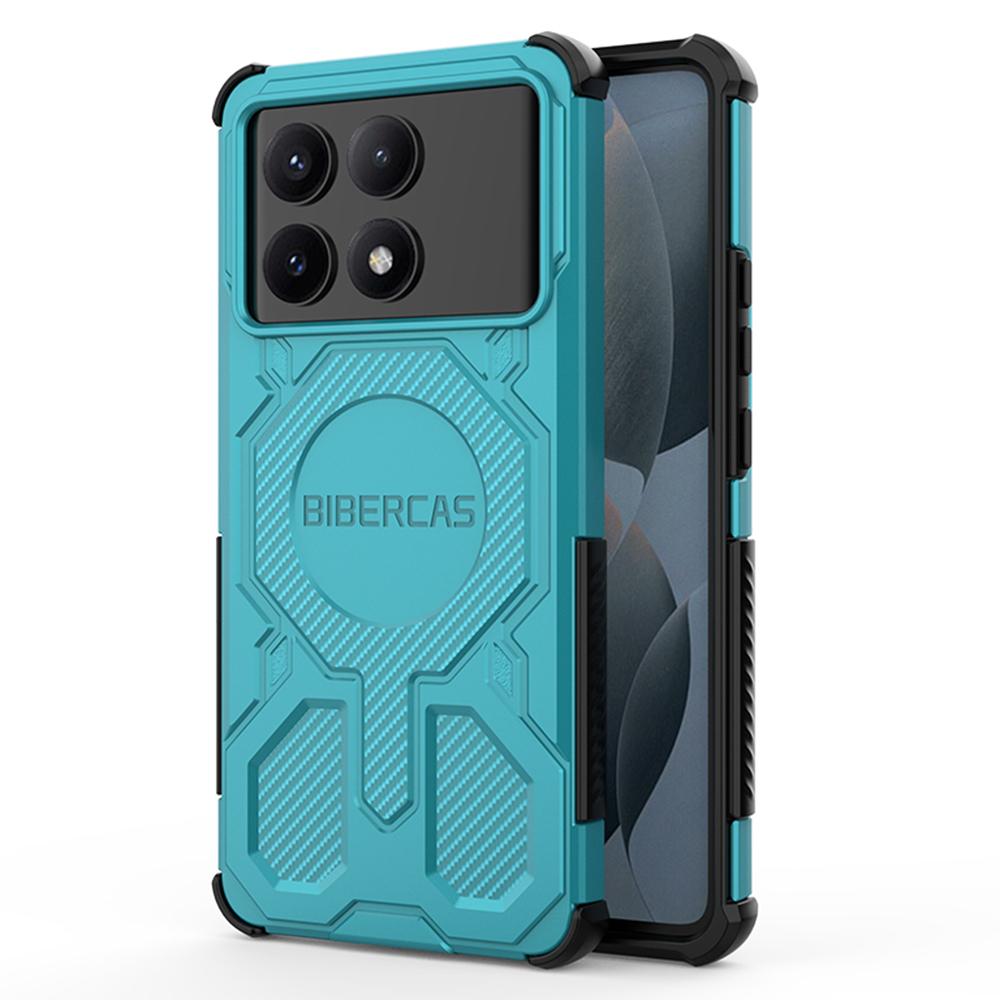 BIBERCAS J-16 Series For Xiaomi Redmi K70E 5G/Poco X6 Pro 5G Case Compatible with MagSafe Anti Drop TPU+PC Phone Cover