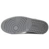 Jordan Air Jordan 1 Abrasion Resistant Slip Resistant Mid top Vintage Basketball Shoes Men's Smoke Gray 554724-092(Team181-)