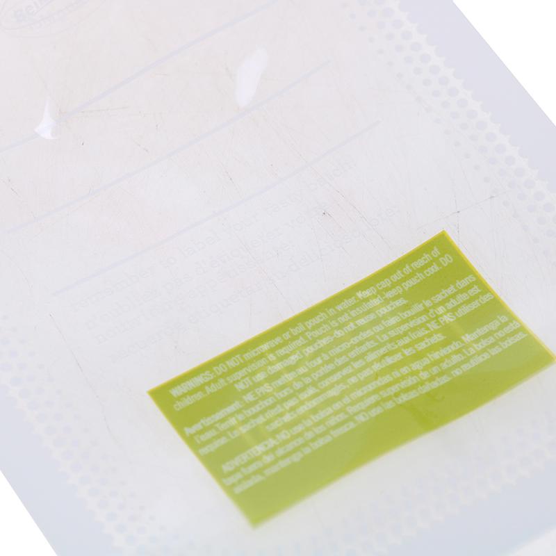 10 bolsas resellables exprimibles frescas para puré de alimentos para bebés para destete, reutilizables