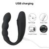 Wireless Control U-shaped Dildo G Spot Vagina Clit Anal Massage Double Headed Vibrators Adult 18 Sex Products Sex Toys for Women