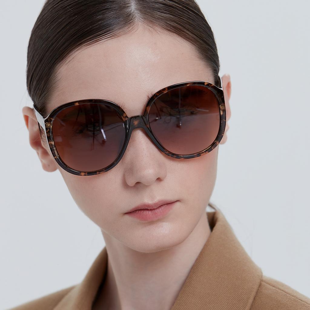 Glasses Ss0815 Xiaoxiangfeng Personalized Large Frame Retro Sunglasses, Sunscreen Sunglasses