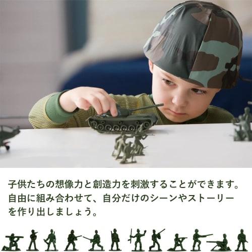 DFsucces 100-Piece Large 3.5cm Soldier Figures, Military Sand Scene Models, Gifts for Boys and Girls, Christmas and Birthdays