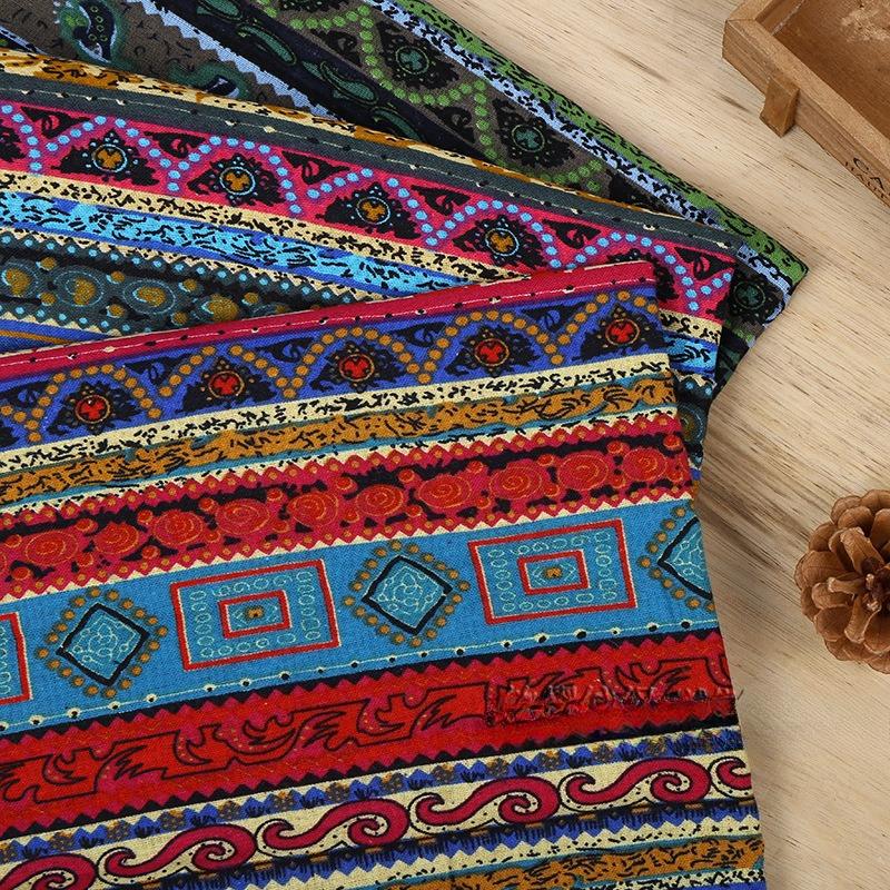 100x145cm Ethnic Printed aborigines Characteristic Cotton Fabric For DIY Decoration Textile Sewing Quilting Fabrics Tablecloth