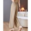 Paster Women's Plus Size Summer Straight-Leg Elastic Waist Pants