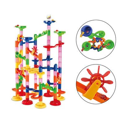 105PCS Marble DIY Educational Toys Children Construction Maze Balls Track Building Blocks Kids Gift