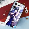 Genshin Impact Yelan Case For Xiaomi Redmi Note 14 Pro 13 12 11 10 15 Pro Plus Redmi 15 14C 10C 12C 13C 15C Cover
