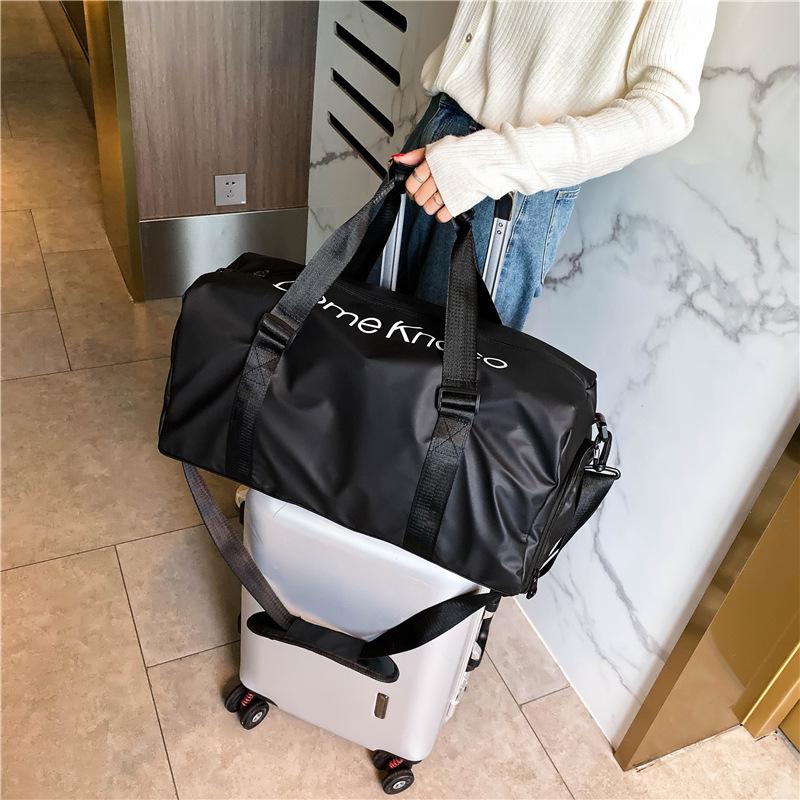 Casual fitness travel bag New versatile independent shoe compartment Dry and wet separation One shoulder crossbody handbag