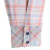 Wrangler 70s Vintage Check Pattern Long Sleeve Western Shirt Light Blue Men's Used