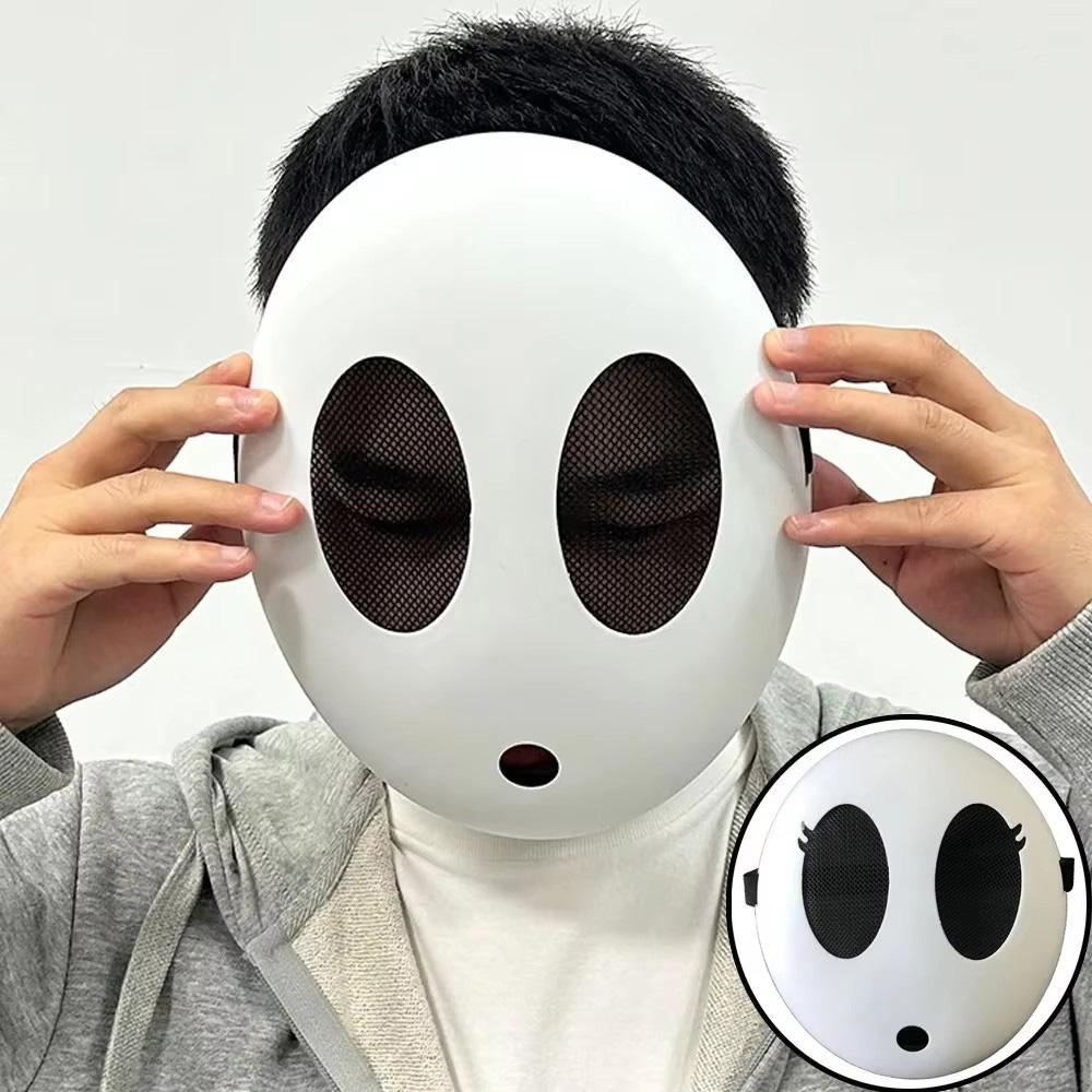 Game Bros Maska Shy Guy Cosplay Zabawna Unisex Adlut Plastikowe Maski Halloween Karnawał Kostium Rekwizyty Maskarada Kreskówkowy Chara