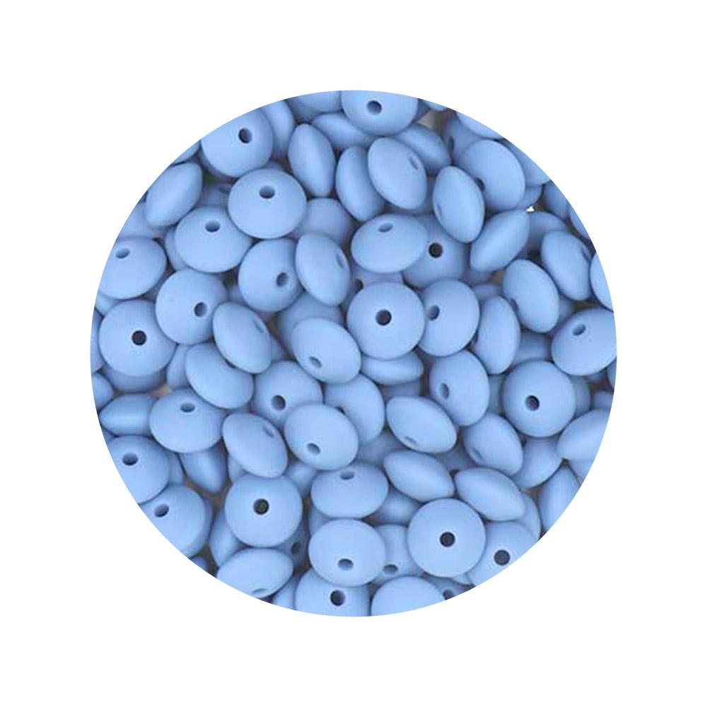 100Pcs 12mm Silicone Lentil Beads Round Spacer Beads Silicone Abacus Bead DIY Bracelet Necklace Handmade Jewelry Accessories