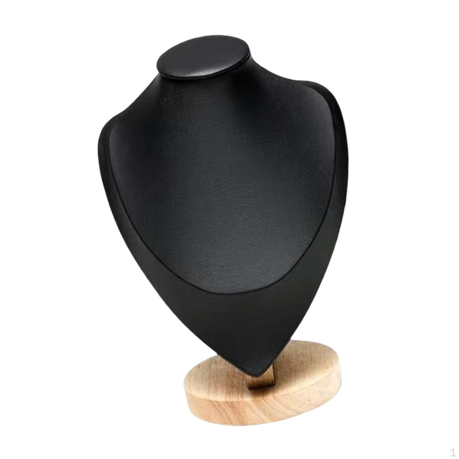 

Элегантный держатель для ювелирных изделий с ожерельями, гладкий и прочный для салона, комода, выставочного зала Black L