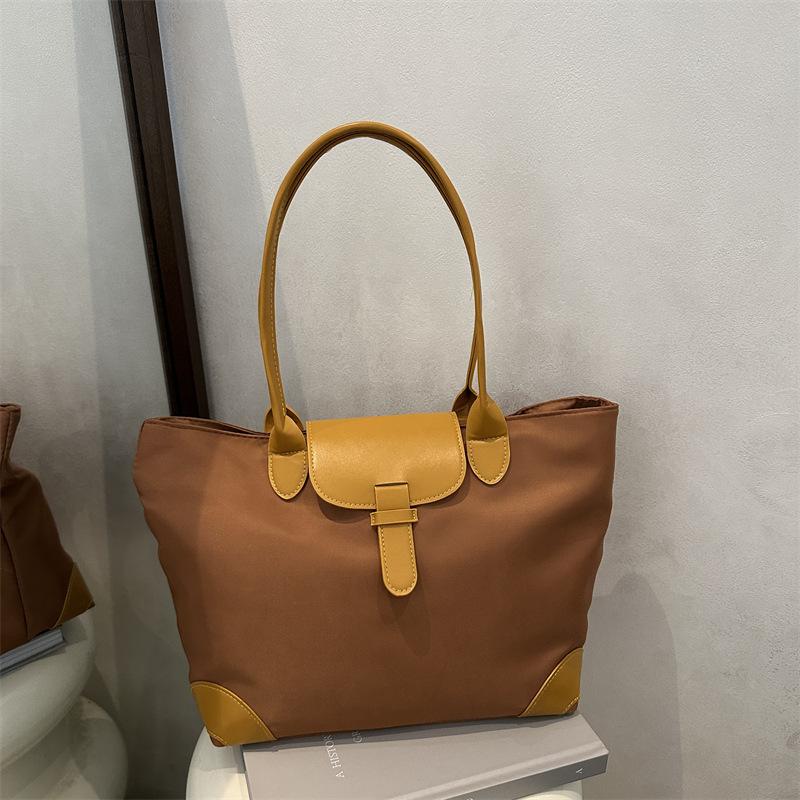 New large-capacity women's bag fashion casual nylon handbag mommy shopping bag commuter bag shoulder tote bag