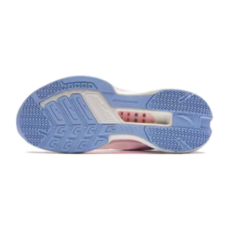 Anta Kids Wind Chaser 6.0 Shock Absorbing Durable Low Top Running Shoes Kids Running Shoes Pink 322425517-4