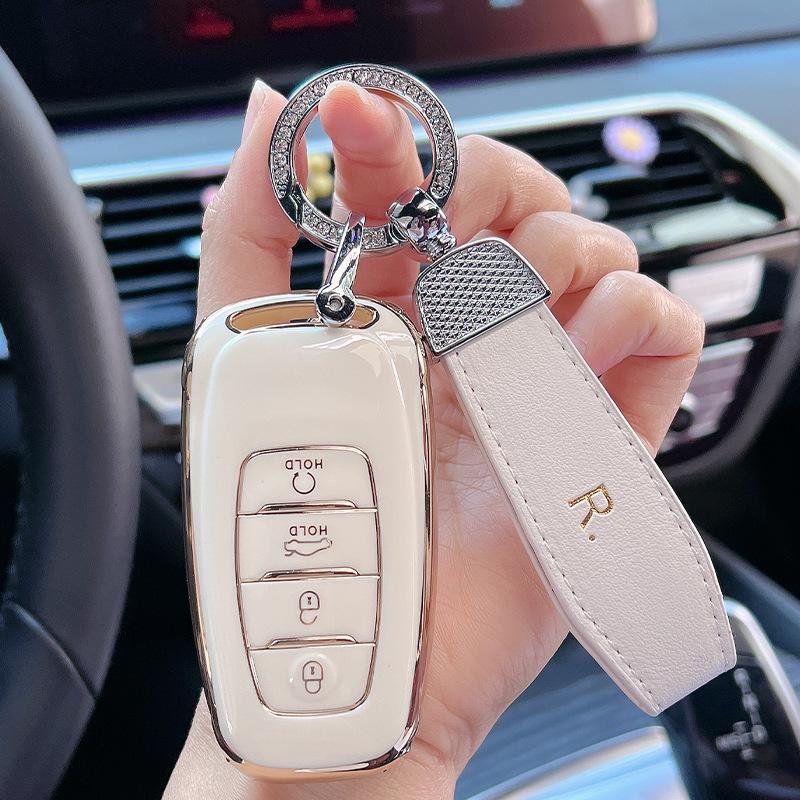Protective Key Case for FAW Hongqi H5/H9/E-HS9/EQM5 Models - Unisex